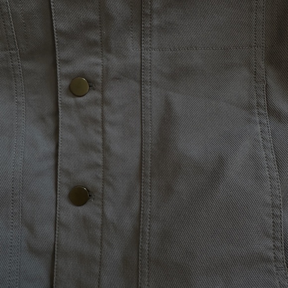 Theory Navy Button-Up Jacket - Picture 7 of 7